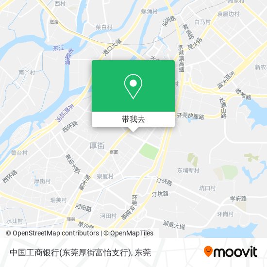 中国工商银行(东莞厚街富怡支行)地图