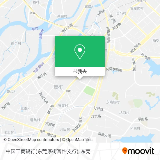 中国工商银行(东莞厚街富怡支行)地图