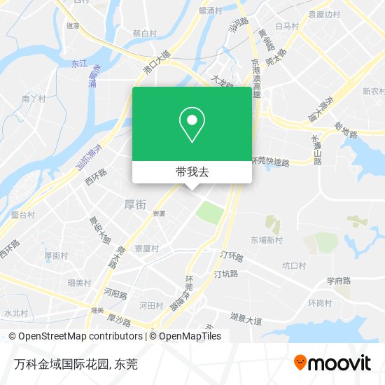 万科金域国际花园地图