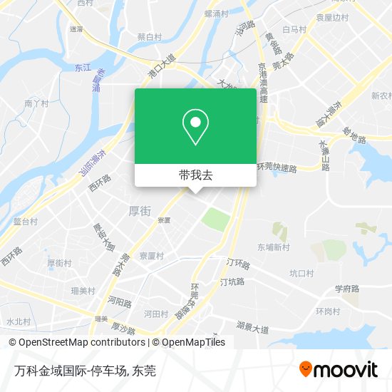万科金域国际-停车场地图