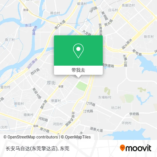 长安马自达(东莞擎达店)地图