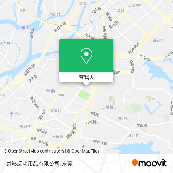 岱崧运动用品有限公司地图