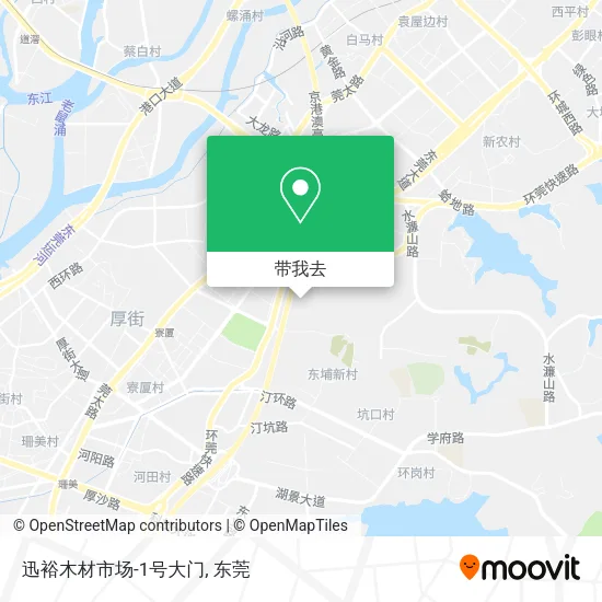 迅裕木材市场-1号大门地图