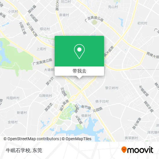 牛眠石学校地图