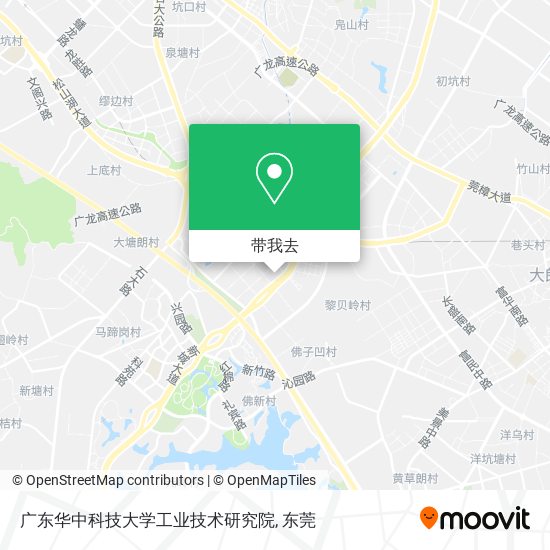 广东华中科技大学工业技术研究院地图