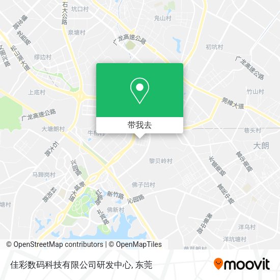 佳彩数码科技有限公司研发中心地图