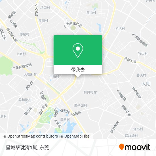 星城翠珑湾1期地图