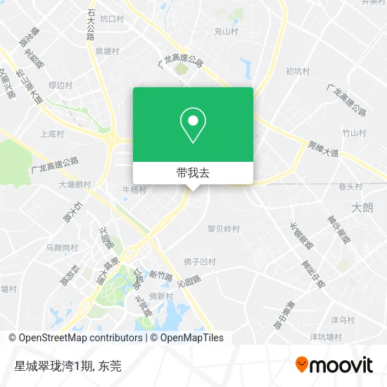 星城翠珑湾1期地图
