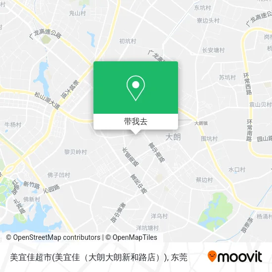 美宜佳超市(美宜佳（大朗大朗新和路店）)地图