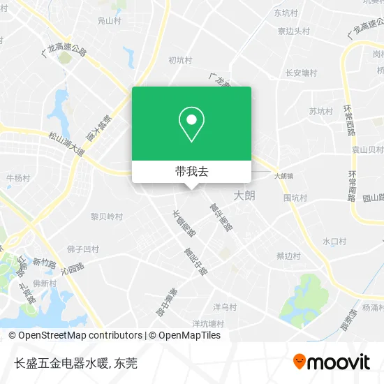 长盛五金电器水暖地图