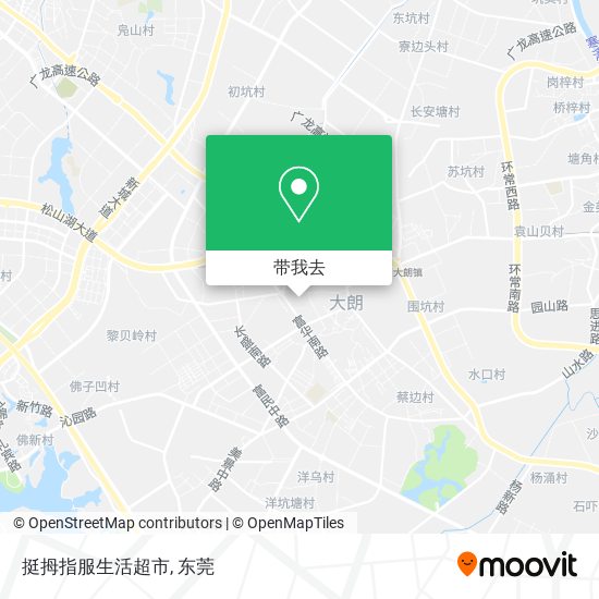 挺拇指服生活超市地图