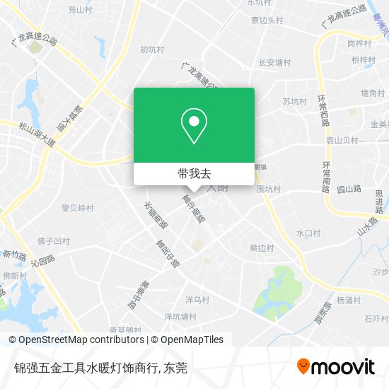 锦强五金工具水暖灯饰商行地图