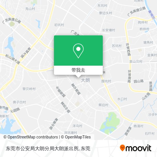 东莞市公安局大朗分局大朗派出所地图