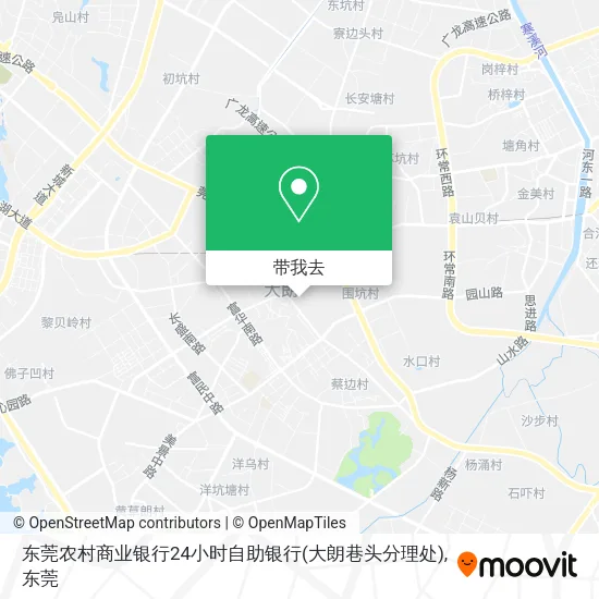 东莞农村商业银行24小时自助银行(大朗巷头分理处)地图