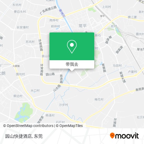 园山快捷酒店地图