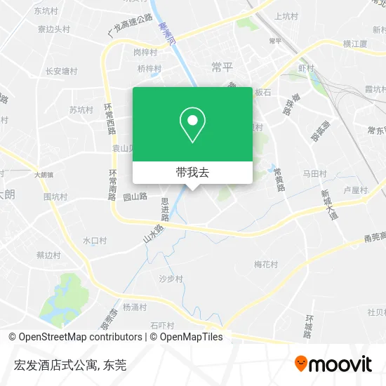 宏发酒店式公寓地图