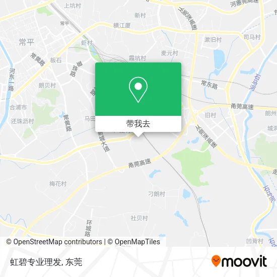 虹碧专业理发地图