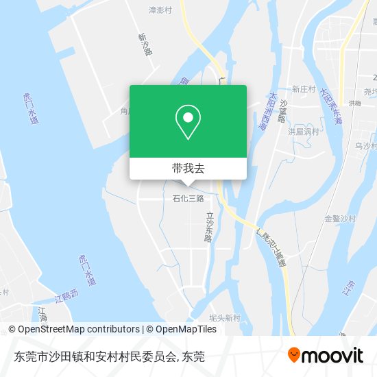 东莞市沙田镇和安村村民委员会地图