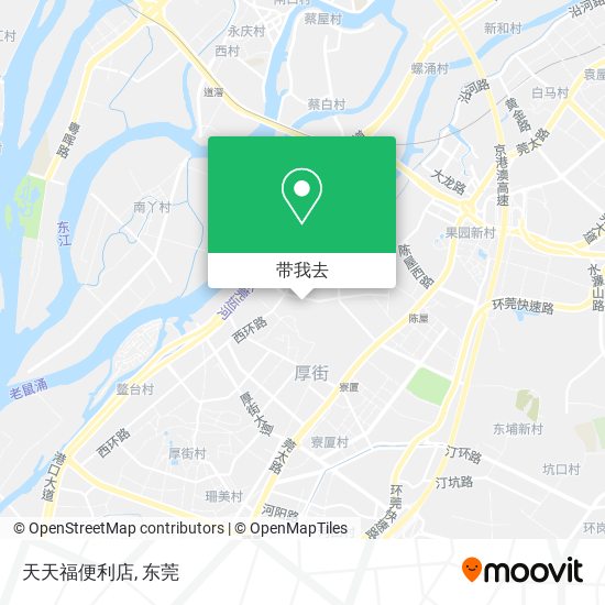 天天福便利店地图