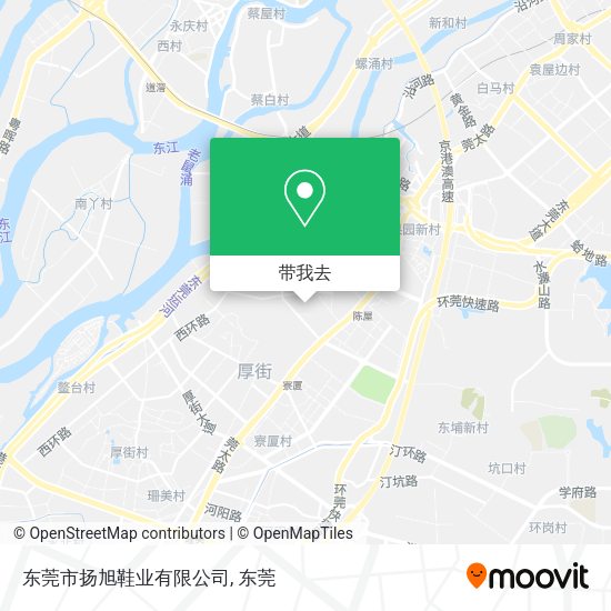 东莞市扬旭鞋业有限公司地图