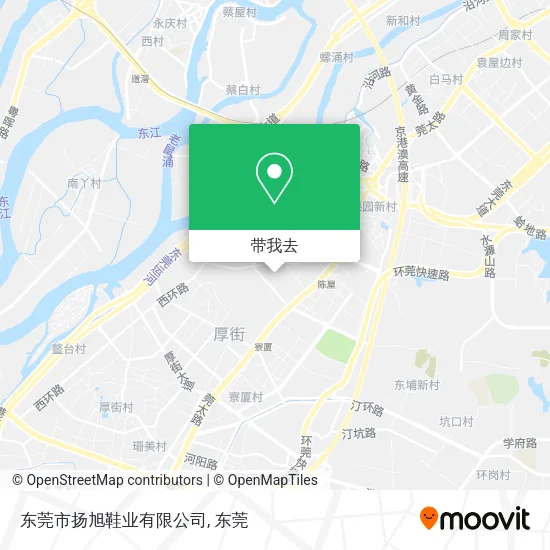 东莞市扬旭鞋业有限公司地图