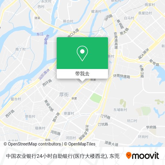 中国农业银行24小时自助银行(医疗大楼西北)地图