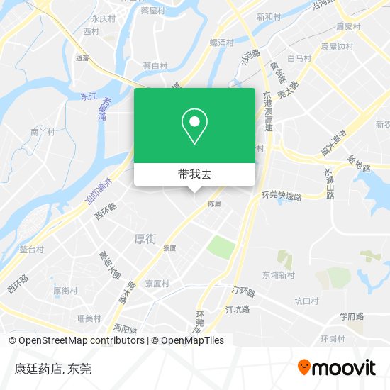 康廷药店地图