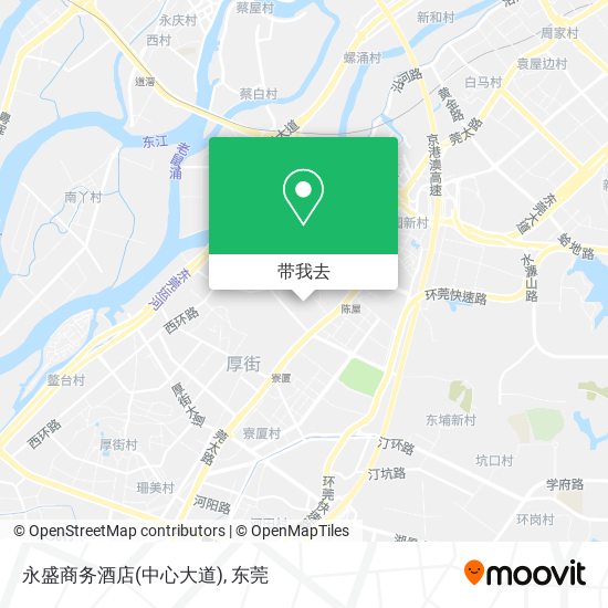 永盛商务酒店(中心大道)地图