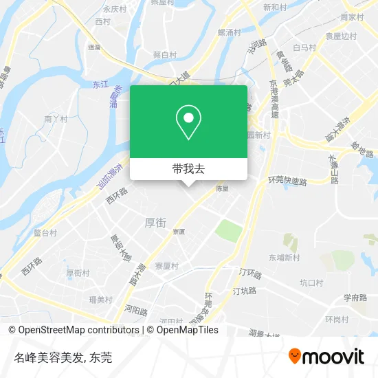 名峰美容美发地图
