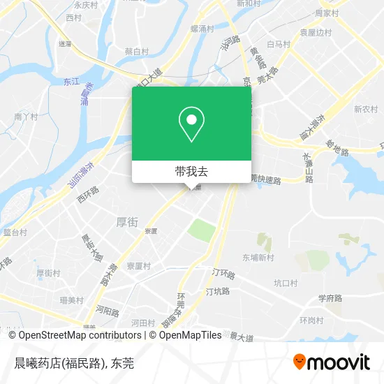 晨曦药店(福民路)地图