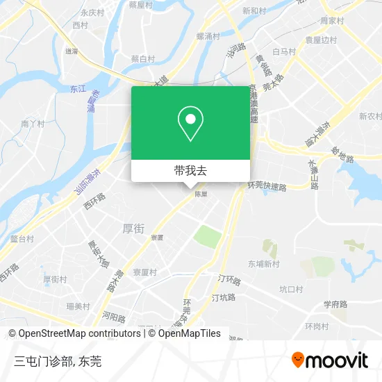 三屯门诊部地图