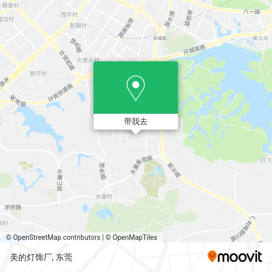 美的灯饰厂地图