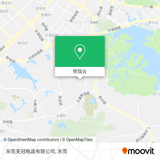 东莞美冠电器有限公司地图