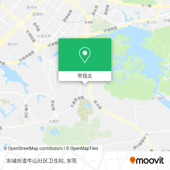 东城街道牛山社区卫生站地图
