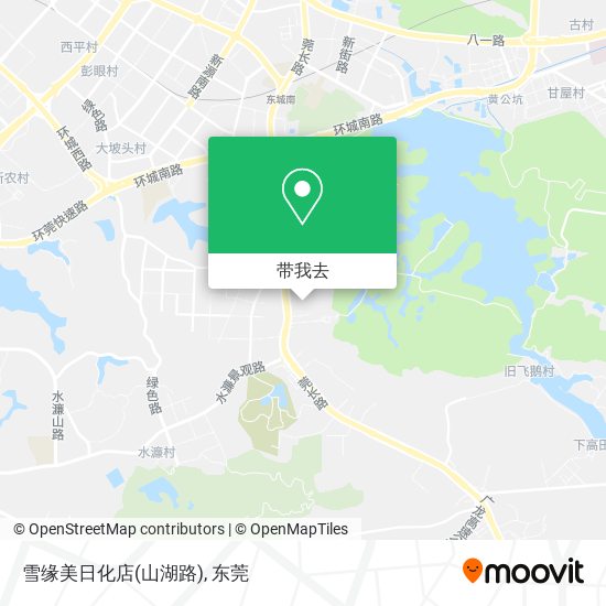 雪缘美日化店(山湖路)地图