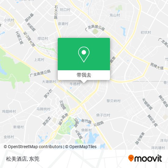 松美酒店地图