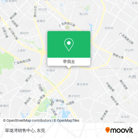 翠珑湾销售中心地图