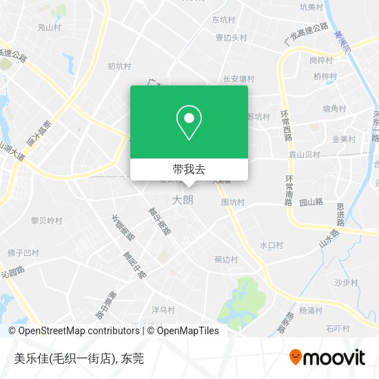 美乐佳(毛织一街店)地图
