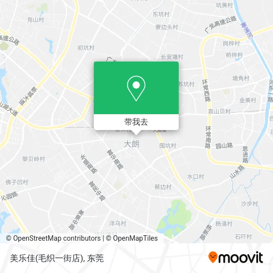 美乐佳(毛织一街店)地图