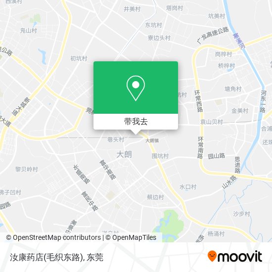 汝康药店(毛织东路)地图