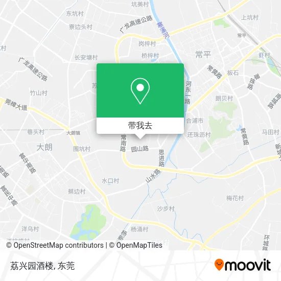 荔兴园酒楼地图