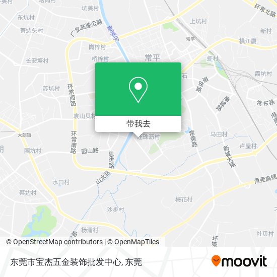 东莞市宝杰五金装饰批发中心地图