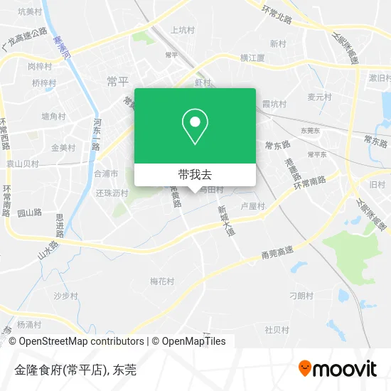 金隆食府(常平店)地图