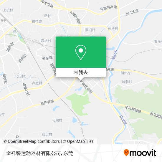 金祥臻运动器材有限公司地图