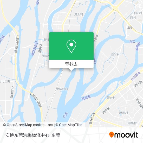 安博东莞洪梅物流中心地图