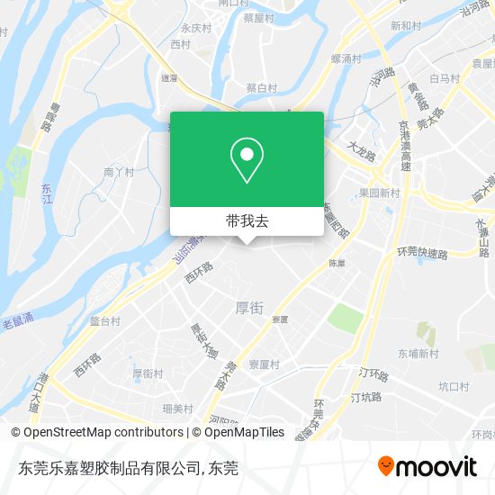 东莞乐嘉塑胶制品有限公司地图
