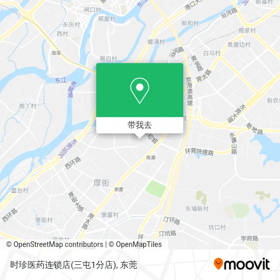 时珍医药连锁店(三屯1分店)地图