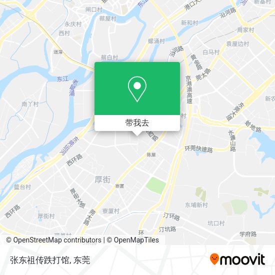 张东祖传跌打馆地图