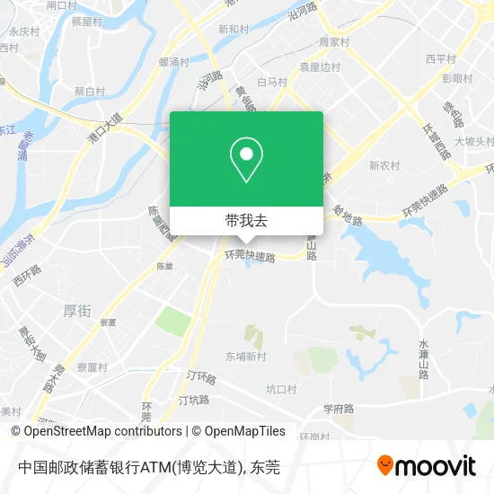 中国邮政储蓄银行ATM(博览大道)地图