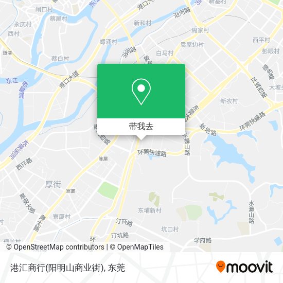 港汇商行(阳明山商业街)地图